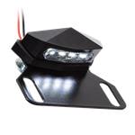 LED Kennzeichenbeleuchtung Diamond schwarz inklusive Halter