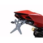 ZIEGER X-Line Kennzeichenhalter kompatibel mit Ducati 899 Panigale BJ 2014-15 / 959 Panigale BJ 2016-19 / 1199 Panigale 2012-14 / 1299 Panigale BJ 2015-19