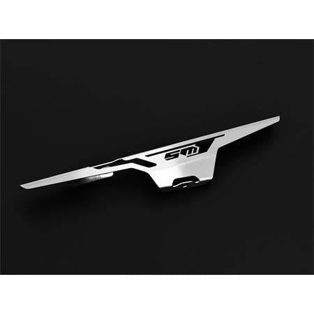 Kettenschutz kompatibel mit KTM 990 Supermoto SM T BJ 2008-14 Logo silber