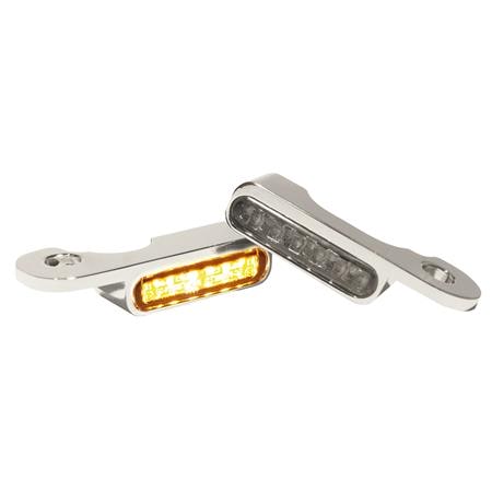 LED Armaturen Blinker kompatibel mit Harley Davidson CVO silber