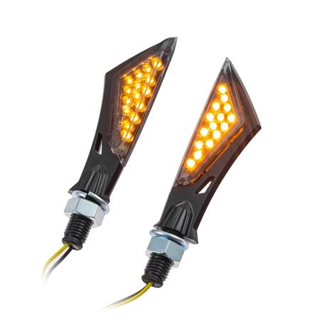 Universal Motorrad LED-Blinker Sword getönt M8 E-geprüft