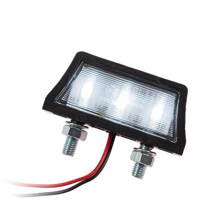 LED Kennzeichenbeleuchtung Axis schwarz E-geprüft