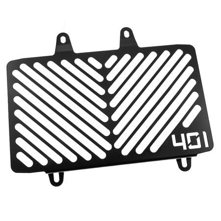 ZIEGER Kühlerabdeckung kompatibel mit Husqvarna Vitpilen 401 Logo schwarz