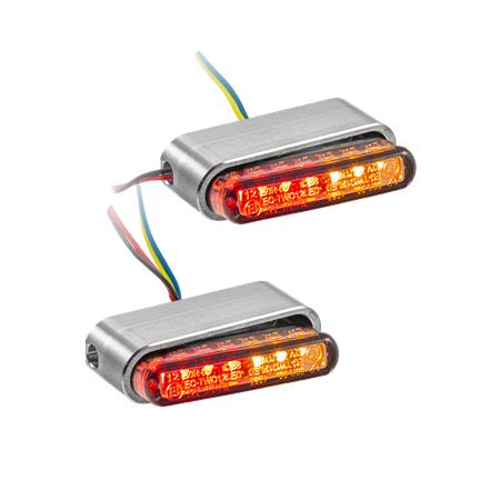 LED Einbaublinker mit integrierten Rück-/ Bremslicht Shorty