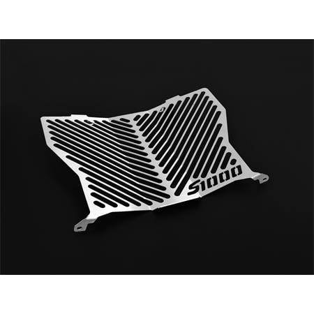 ZIEGER Kühlerabdeckung kompatibel mit BMW S 1000 XR BJ 2015-19 Design Logo silber