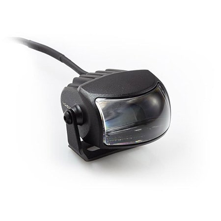 LED Abblendscheinwerfer Low-Beam mit Halterung matt schwarz