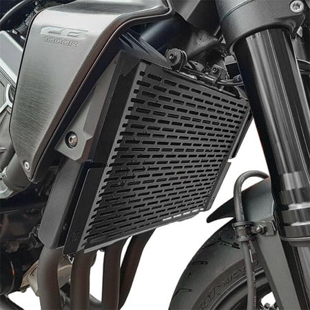 ZIEGER Kühlerabdeckung kompatibel mit Honda CB 1000 R schwarz
