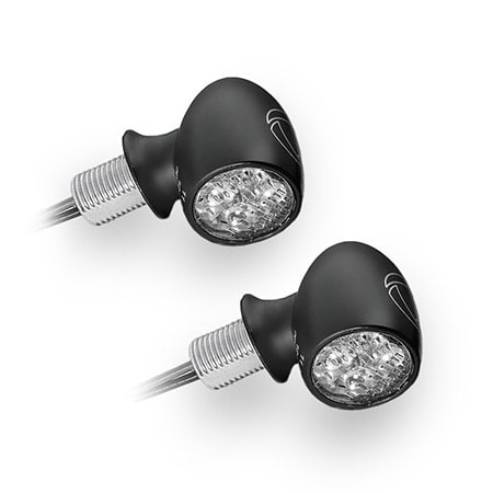 Kellermann Atto LED Mini Blinker mit integrierten Rück- und Bremslicht schwarz