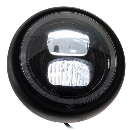 LED-Scheinwerfer "Pearl" 5-3/4" schwarz matt E-geprüft