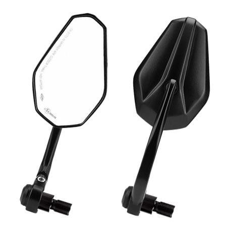 Lenkerendenspiegel "SOLID 1" M16 kompatibel mit Yamaha schwarz E-geprüft Paar