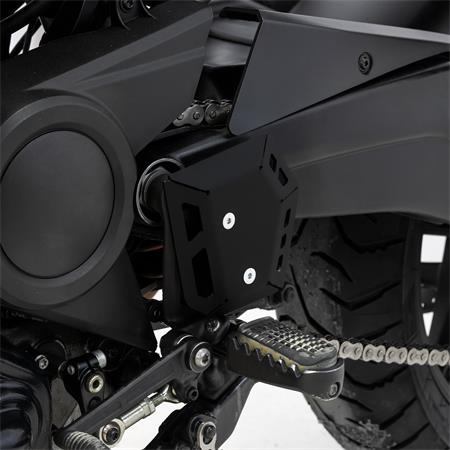 ZIEGER Fersenschoner kompatibel mit Harley Davidson Pan America schwarz