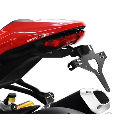 ZIEGER Kennzeichenhalter kompatibel mit Ducati Monster 1200 R BJ 2016-19