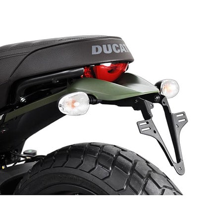ZIEGER Basic Kennzeichenhalter kompatibel mit Ducati Scrambler 800 BJ 2015-17