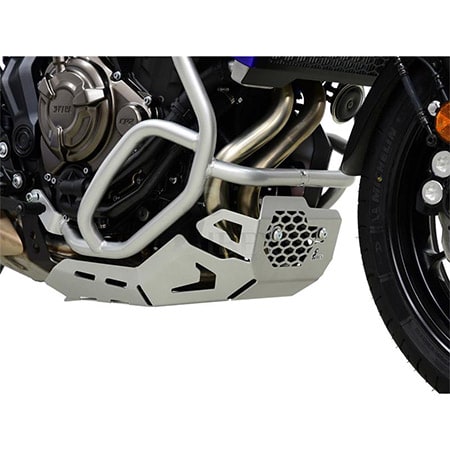 ZIEGER Motorschutz kompatibel mit Yamaha MT-07 Tracer / XSR700 silber