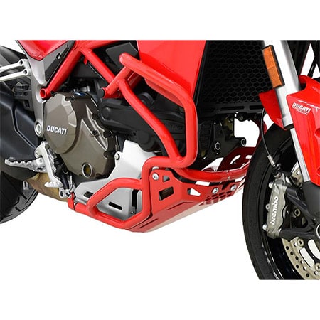 ZIEGER Motorschutz kompatibel mit Ducati Multistrada 1200 rot