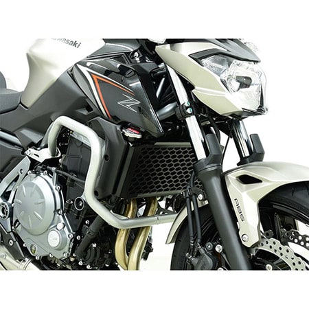 ZIEGER Pro Kühlerabdeckung kompatibel mit Kawasaki Z650 schwarz