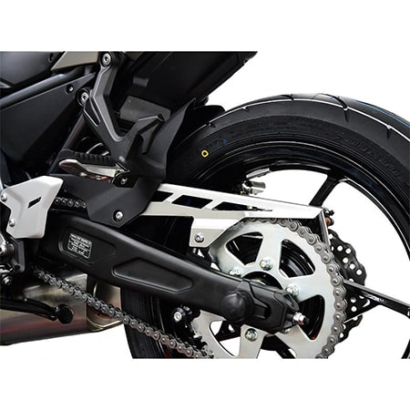 ZIEGER Kettenschutz kompatibel mit Kawasaki Z650 silber