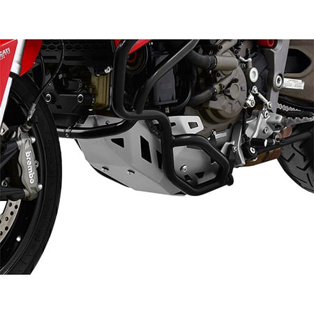 Motorschutz kompatibel mit Ducati Multistrada 1200 silber