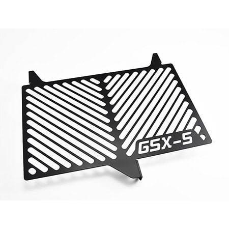 ZIEGER Kühlerabdeckung kompatibel mit Suzuki GSX-S 750 Design Logo schwarz