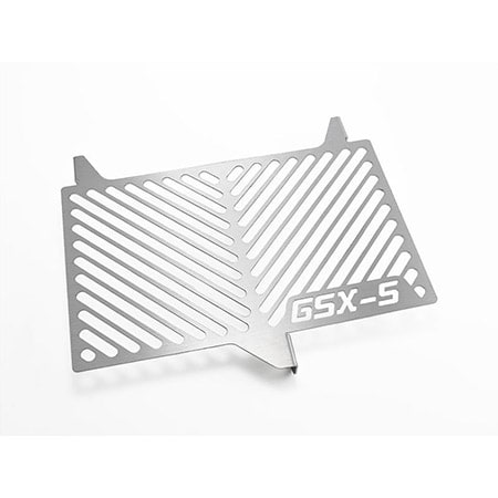 ZIEGER Kühlerabdeckung kompatibel mit Suzuki GSX-S 750 Design Logo silber