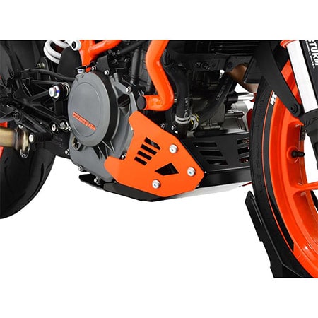 ZIEGER Motorschutz kompatibel mit KTM 390 Duke schwarz / orange