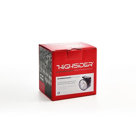 LED Nebelscheinwerfer HIGHSIDER - Paar mit CNC Halter RS2