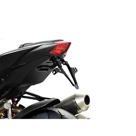 ZIEGER Basic Kennzeichenhalter kompatibel mit Ducati Streetfighter / S BJ 2009-13 / Streetfighter 848 BJ 2011-16