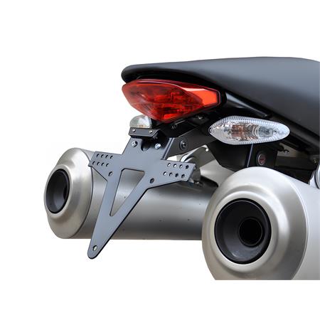 ZIEGER Classic Complete Kennzeichenhalter kompatibel mit Ducati Monster 696 BJ 2008-14