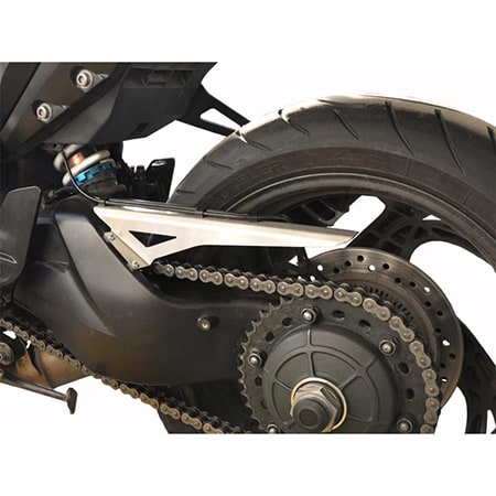 ZIEGER Kettenschutz kompatibel mit Honda CB 1000 R BJ 2008-17 silber