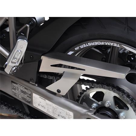 ZIEGER Kettenschutz kompatibel mit Kawasaki Versys 1000 BJ 2012-16 silber