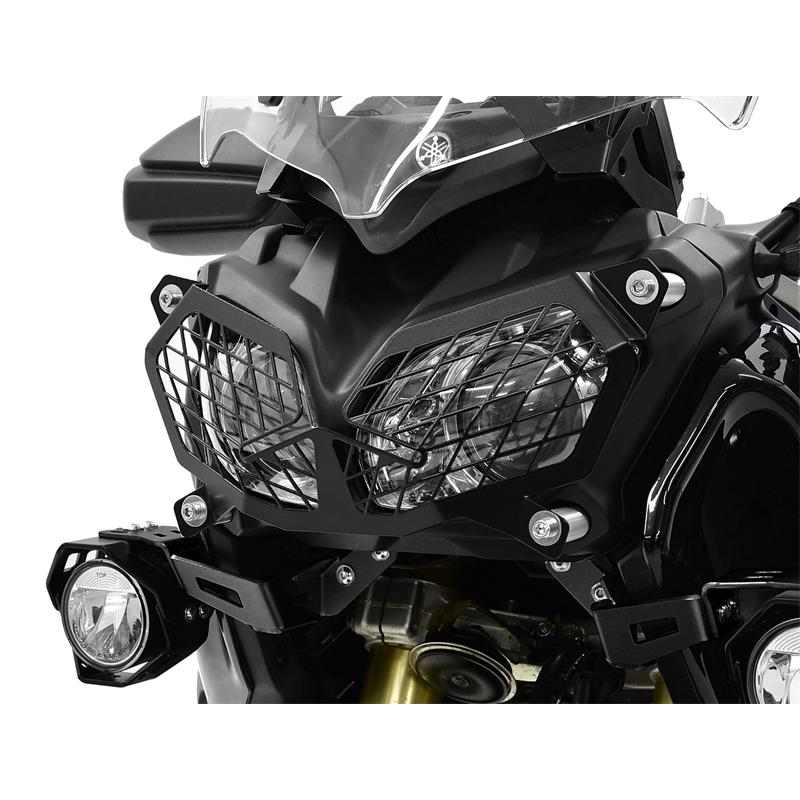 ZIEGER Scheinwerferschutz kompatibel mit Yamaha XT 1200 Z Super Ténéré BJ 2014-19 schwarz