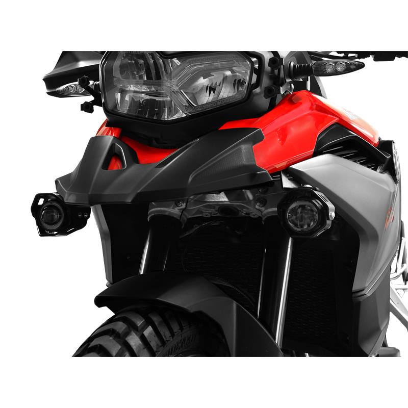 YnGia Motorrad LED Nebelscheinwerfer Scheinwerfer mit weißem Halo, 2 Stück  U7 Motorrad Tagfahrlicht 12V 24V Wasserdichtes Motorrad Zusatzscheinwerfer