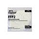 FFP2 Atemschutzmaske zertifiziert nach FFP2-Norm (gefaltet, Modell JFM02)